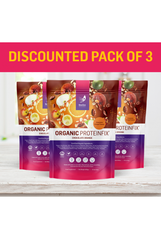 Organic ProteinFix Chocolate Orange - Discounted pack of 3